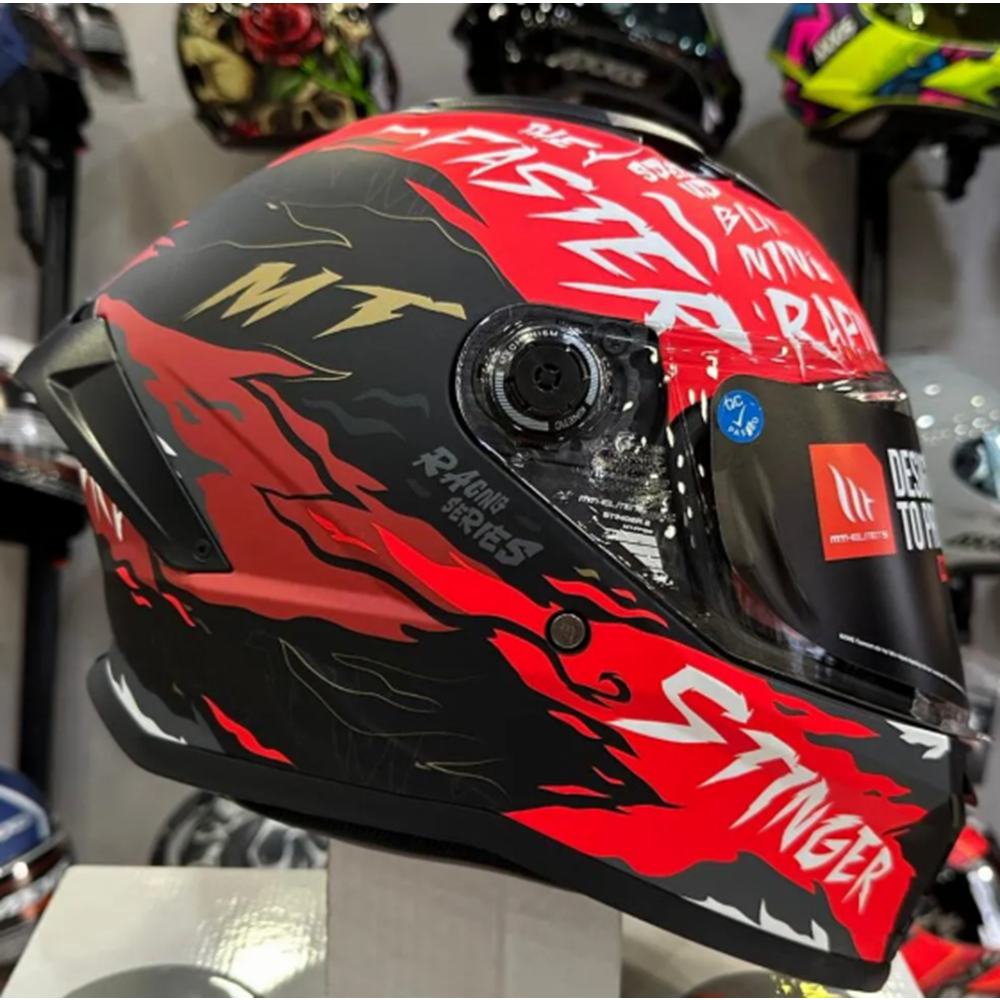 MT STINGER 2 ARDENT B5 MATT KAPALI KASK - S